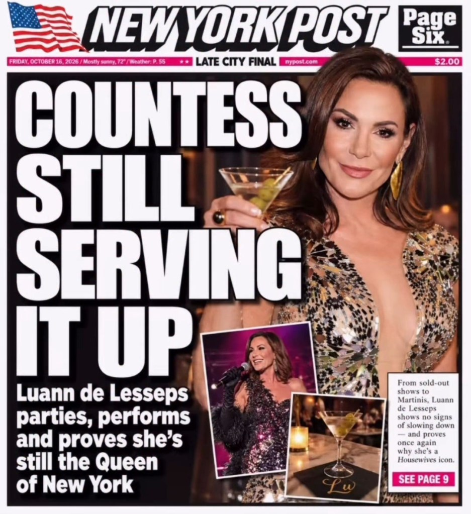 Luann de Lesseps tries upstaging ‘RHONY’ rival Carole Radziwill with photoshopped the outlet cover