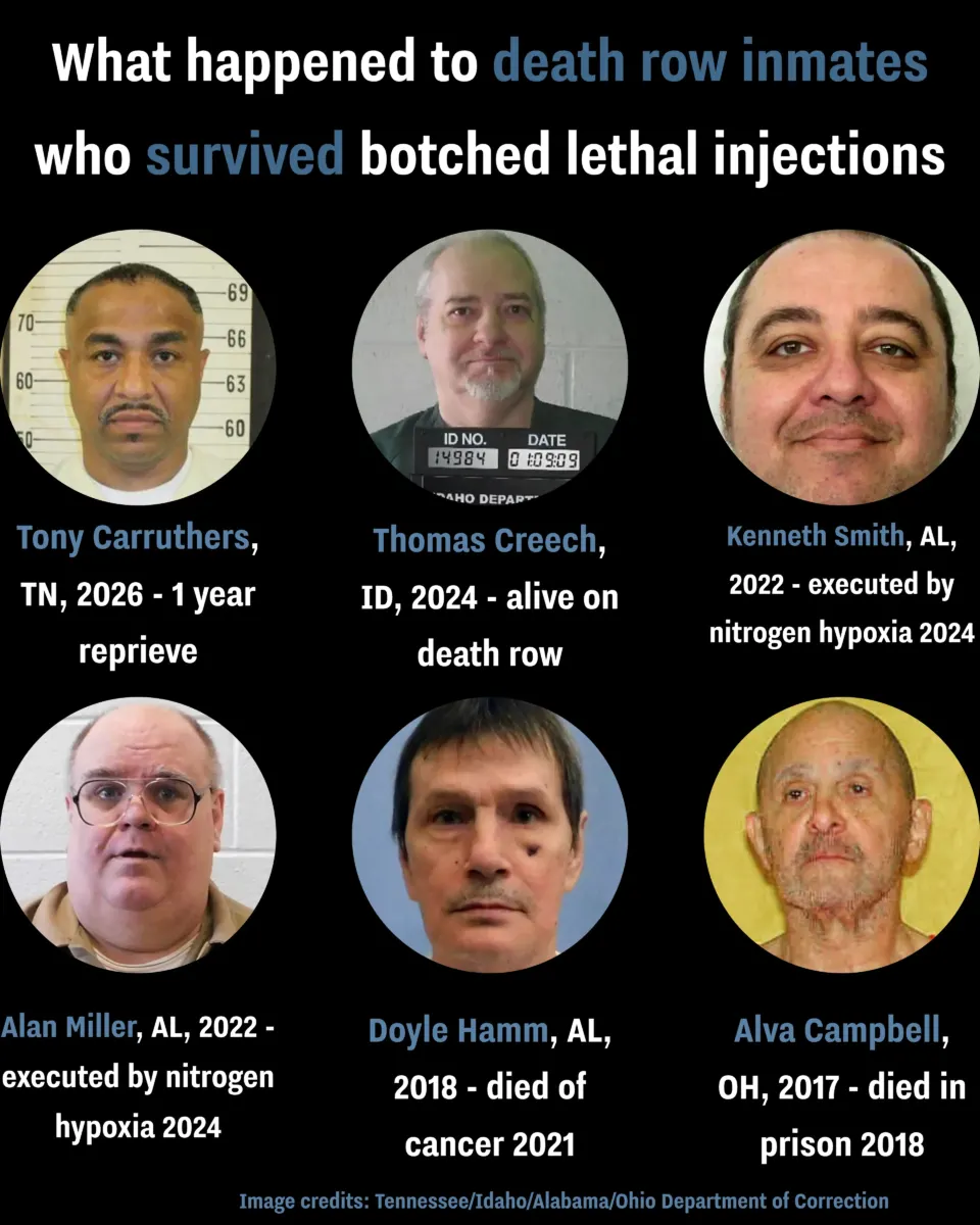 Christa Pike's final words before hospitalization following two failed lethal injection attempts